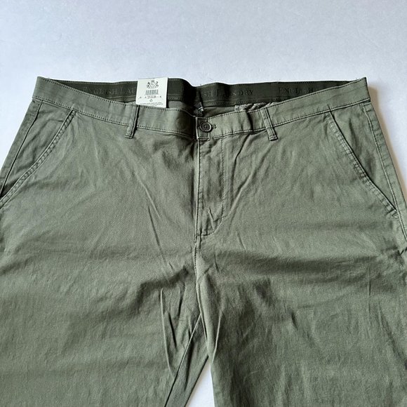 English Laundry Chino Men's Slimmer Straight Leg Pants 40 x 32 Olive Green - Picture 4 of 15